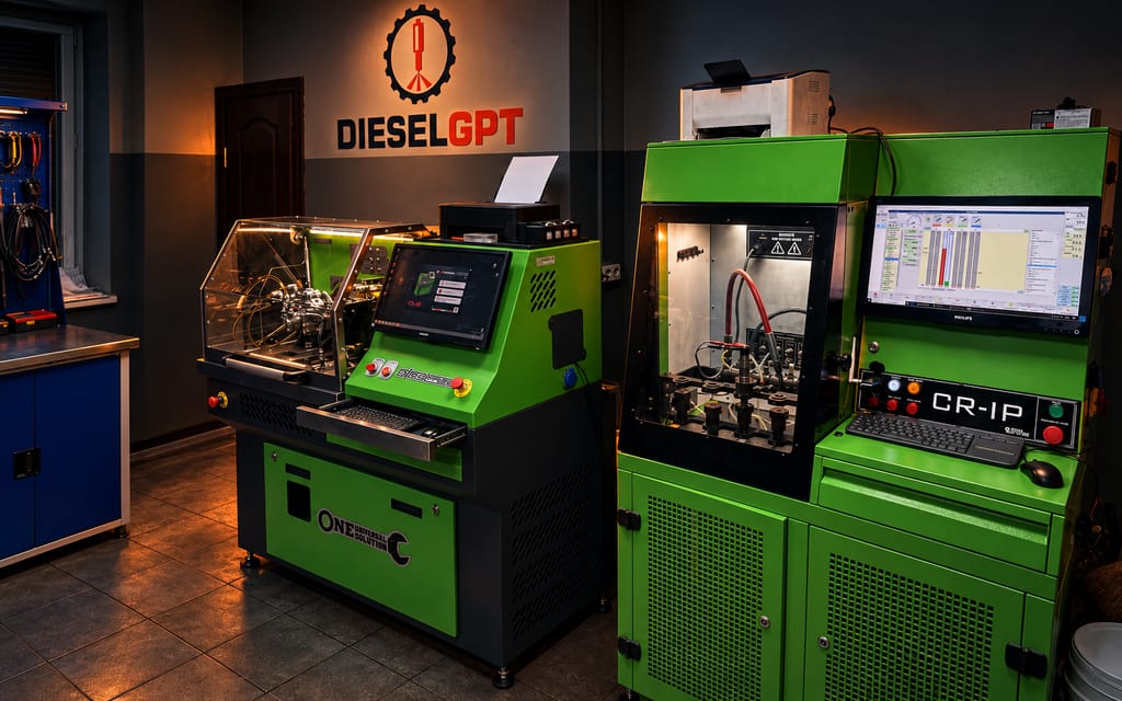 Стенди для перевірки форсунок і ТНВД Common Rail у сервісі DIESELGPT