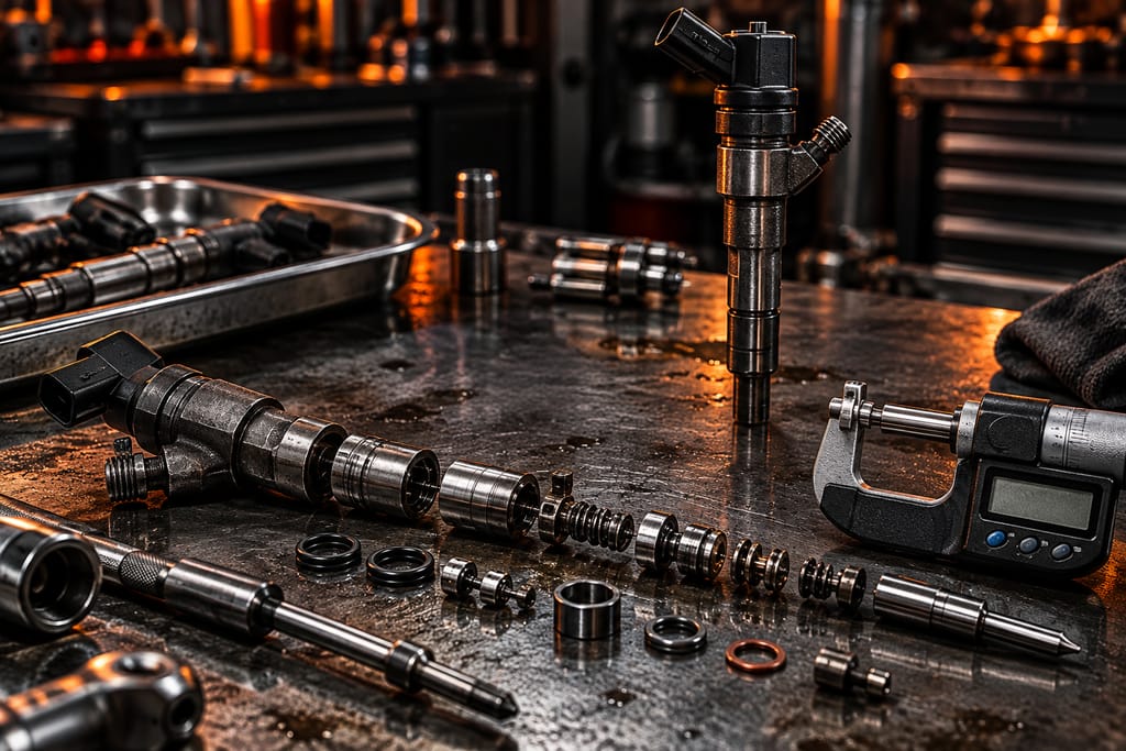 Форсунки Common Rail на верстаті